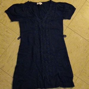 Blue Charlotte Russe Tunic Sweater Dress Small